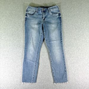 True Religion Womens Jeans Blue Tag Size 27 (29x24) Mid Rise Skinny Stretch